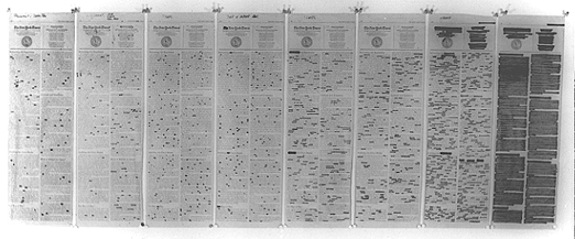 Michael Harvey, PARTS OF SPEECH 1971 conceptual art