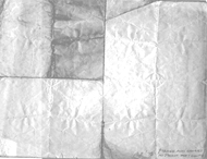 Michael Harvey, Folded drawing,conceptual art