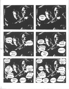 Michael Harvey, I CAN'T SAY 1977 conceptual art