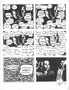 Michael Harvey, I CAN'T SAY 1977, 2 conceptual art 