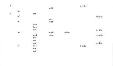 Michael Harvey, sets, card WHITE PAPERS conceptual art