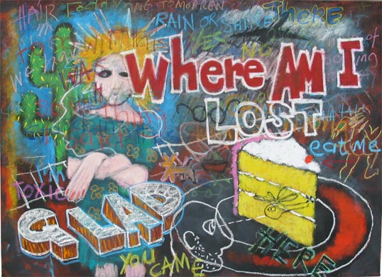 Michael Harvey, painting,Where am I lost