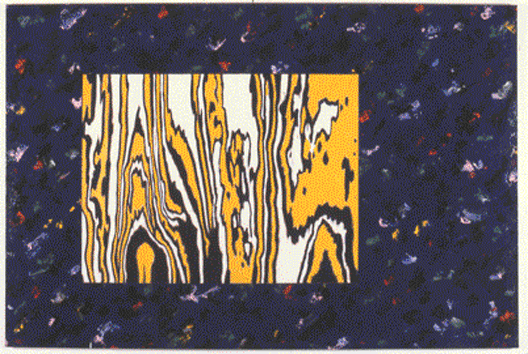 Harvey, painting, bluegrain